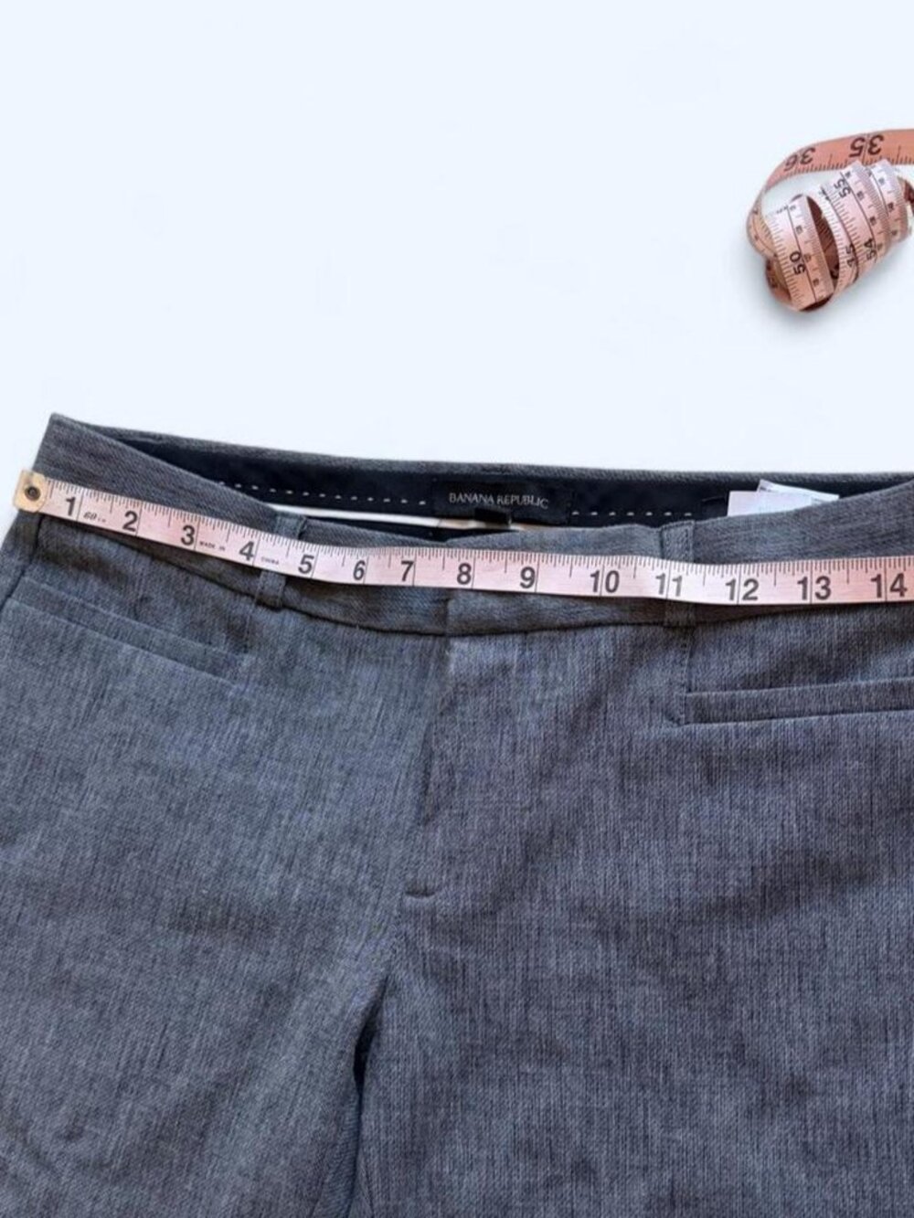Banana Republic Sloan Gray Stretch Straight Leg Dress Pants Size 4